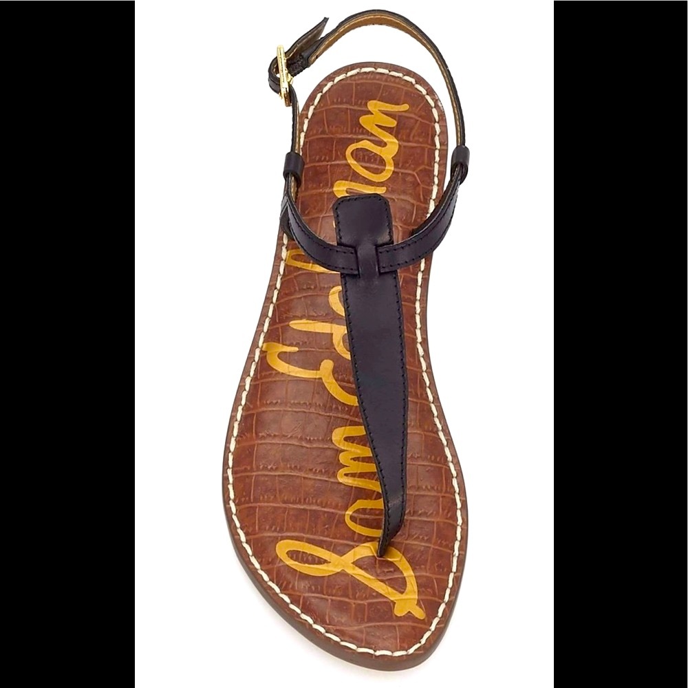 (SOLD) Sam Edelman gigi black thong sandals - Picture 2 of 9